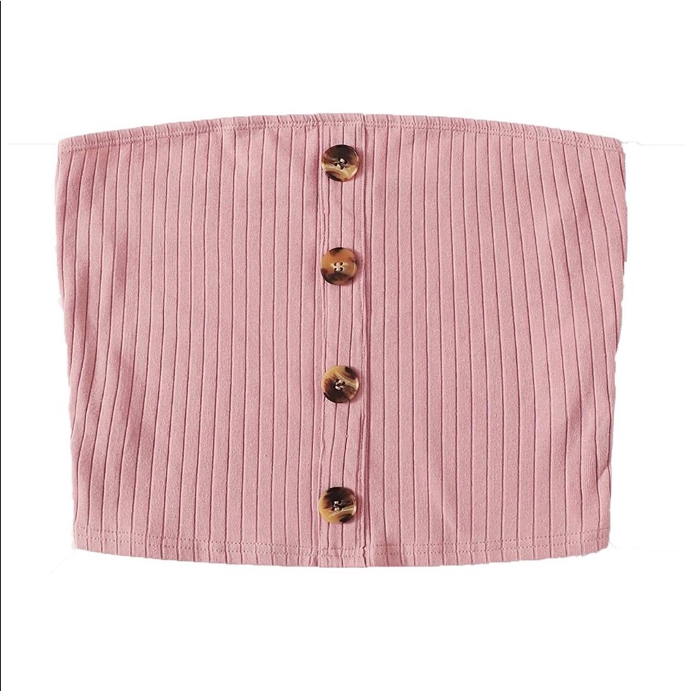 Dusty rose tube top